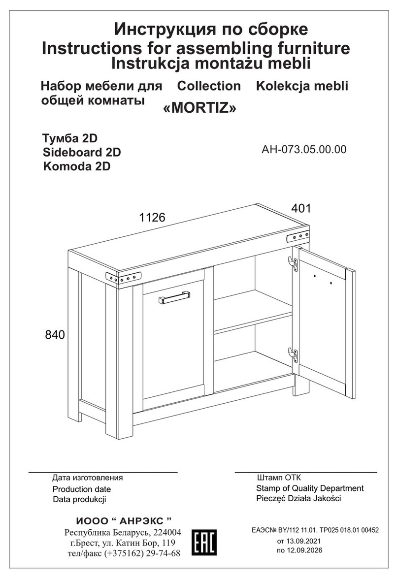 ANREX MORTIZ Sideboard 2D User manual