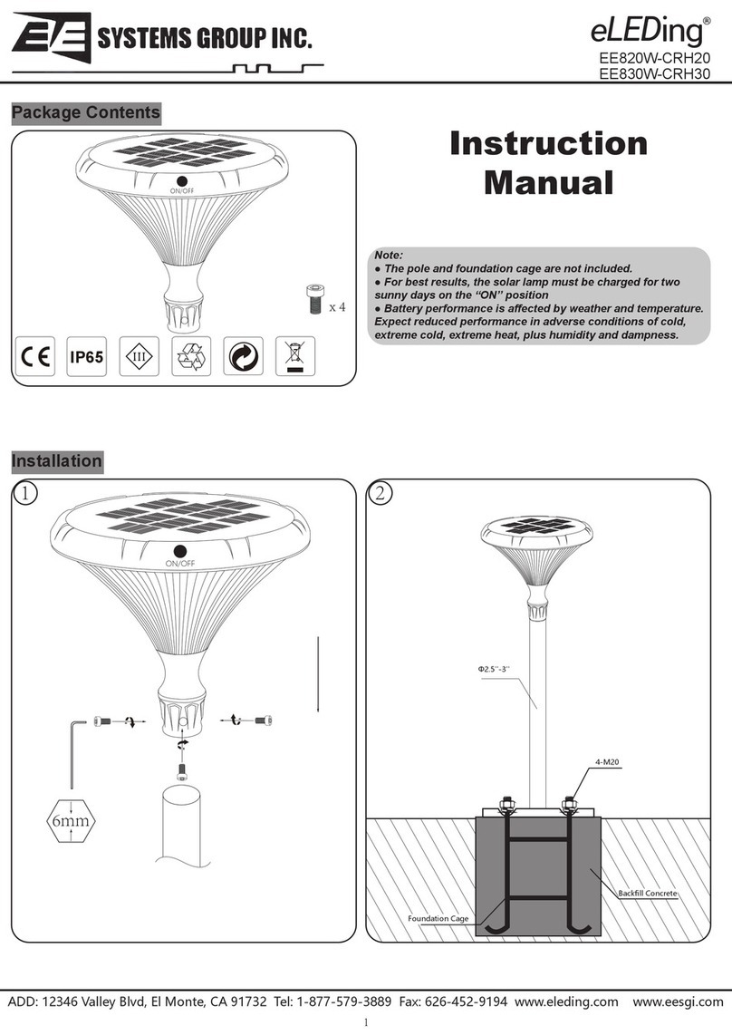 Eve Systems eLEDing EE820W-CRH20 instruction manual