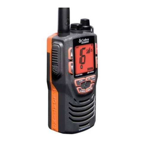Cobra Marine MR HH475 FLT BT User manual
