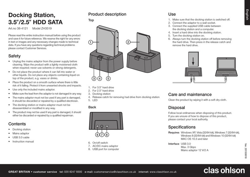 Clas Ohlson ZH3519 User manual Clas Ohlson ZH3519 User manual