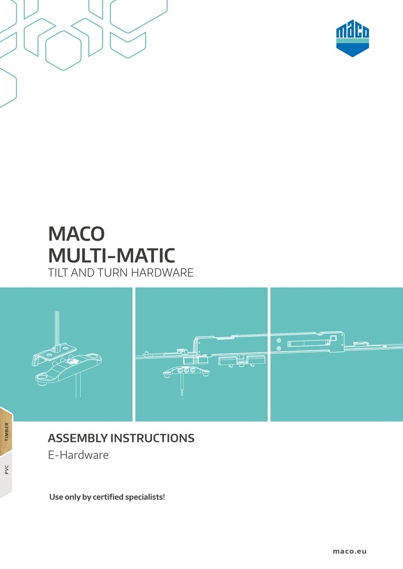 MAC MULTI-MATIC Assembly instructions