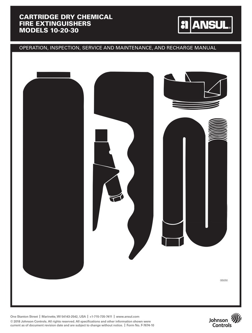 Johnson Controls ANSUL 10 Installation instructions