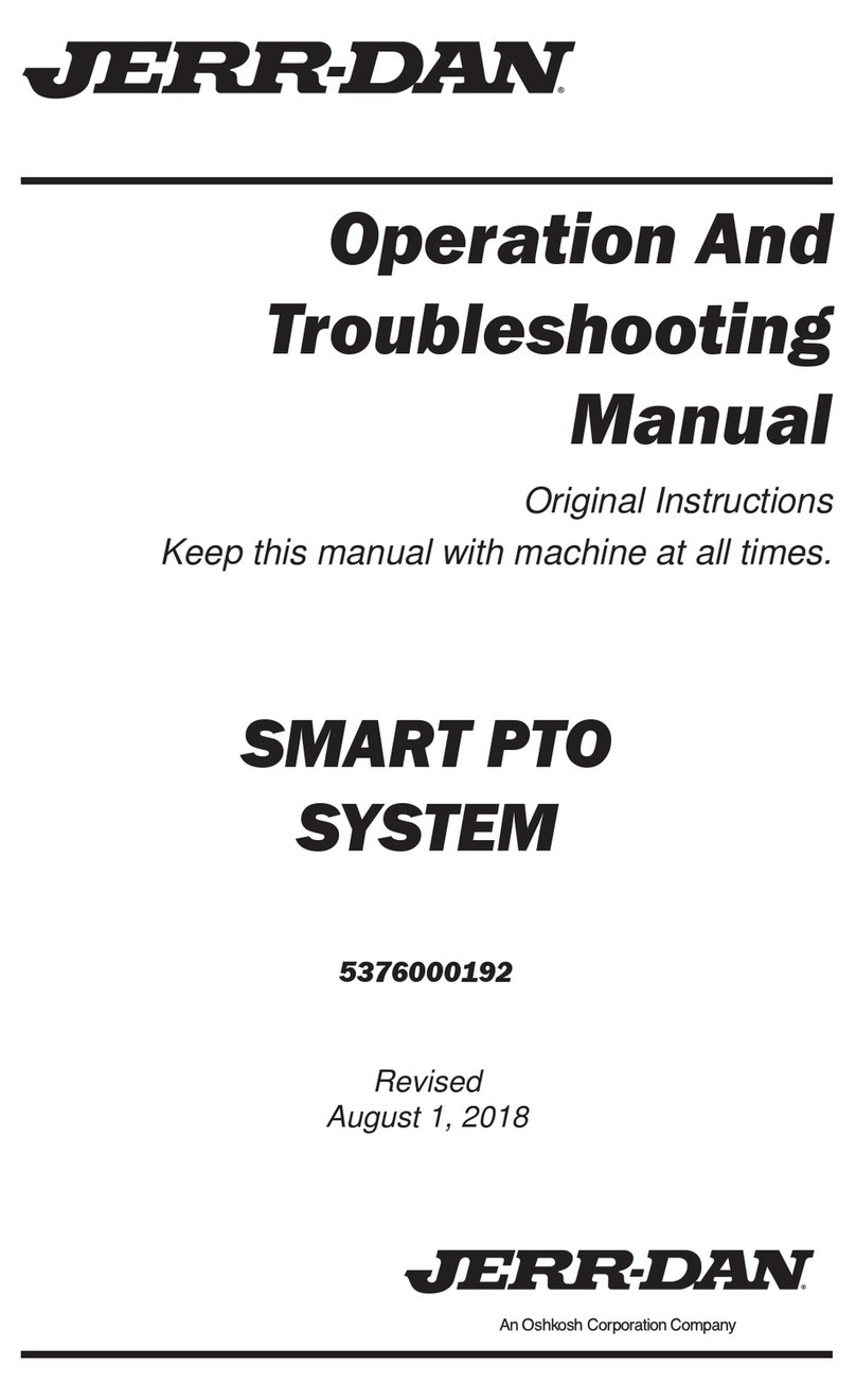 Oshkosh Corporation JERR-DAN SMART PTO SYSTEM Operating instructions
