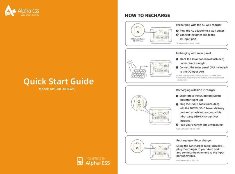 Alpha ESS AP1000 quick start guide