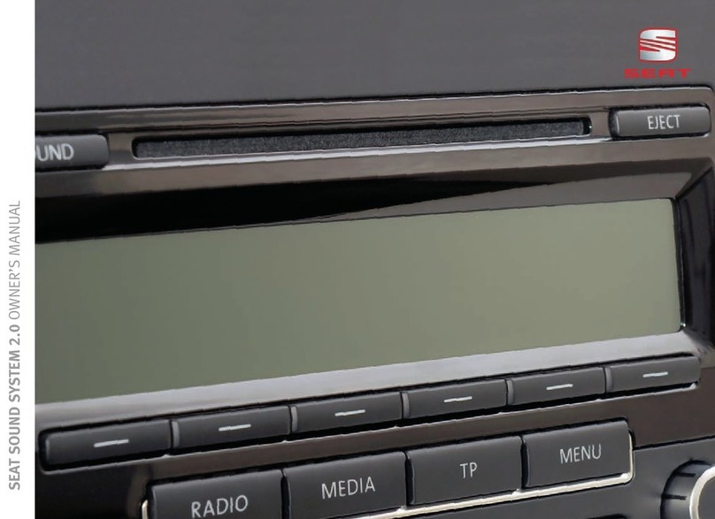 Seat SOUND SYSTEM 2.0 owner's manual