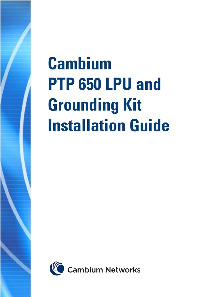 Cambium Networks PTP 650 LPU installation guide