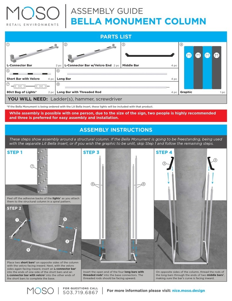 MO BELLA MONUMENT COLUMN Assembly guide