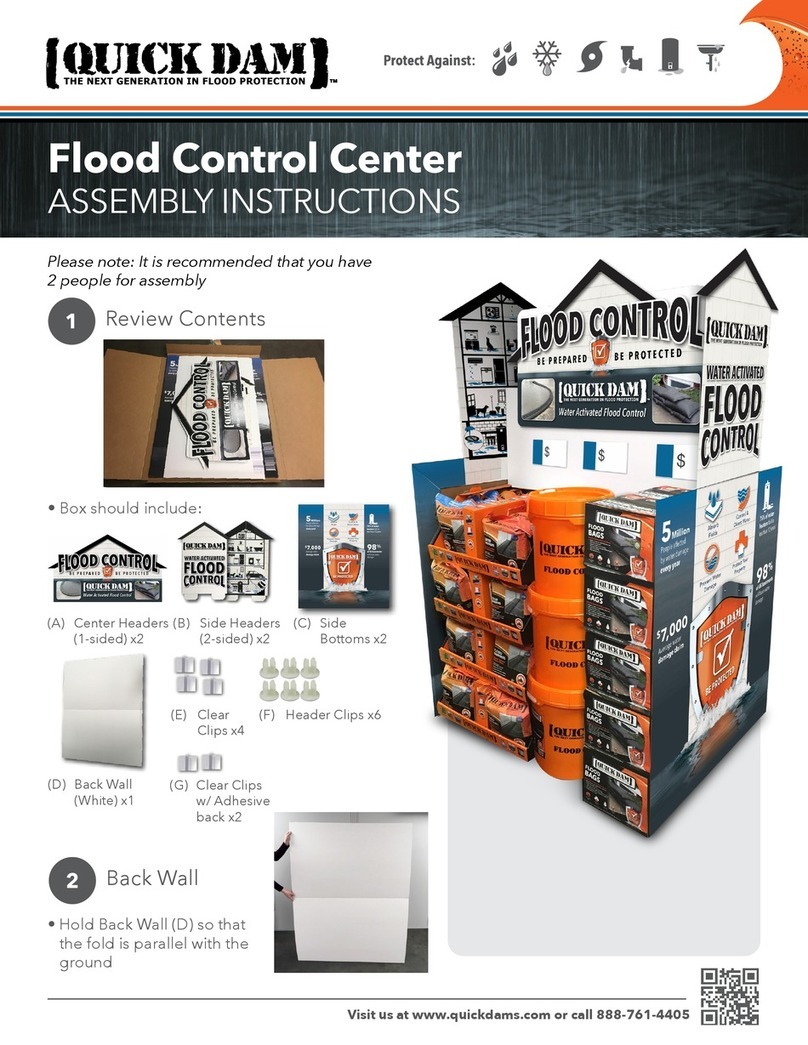 QUICK DAM Flood Control Center User manual