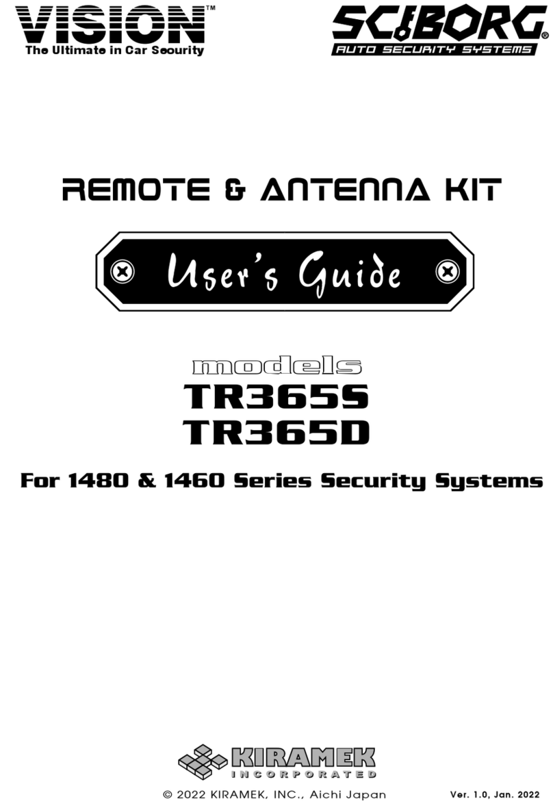 Kiramek VISION SCIBORG TR365S user guide Kiramek VISION SCIBORG TR365S user guide