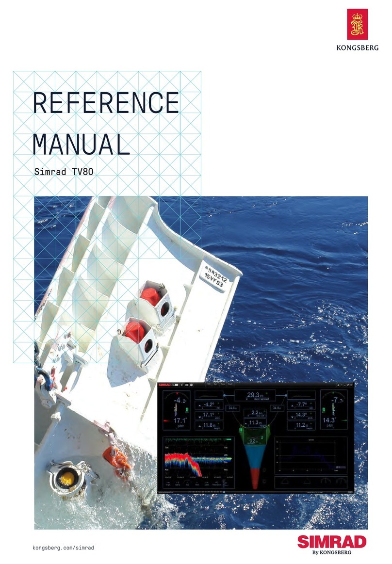 Kongsberg Simrad TV80 Reference manual