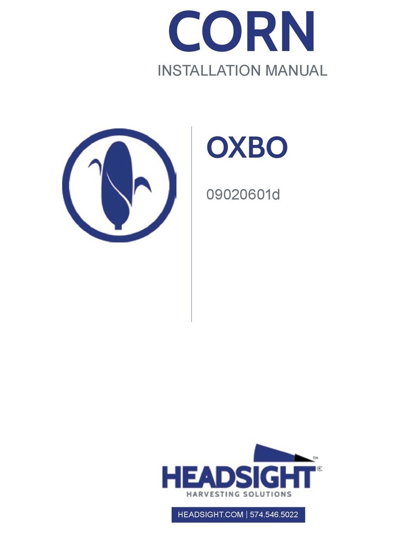 Headsight CORN OXBO User manual Headsight CORN OXBO User manual