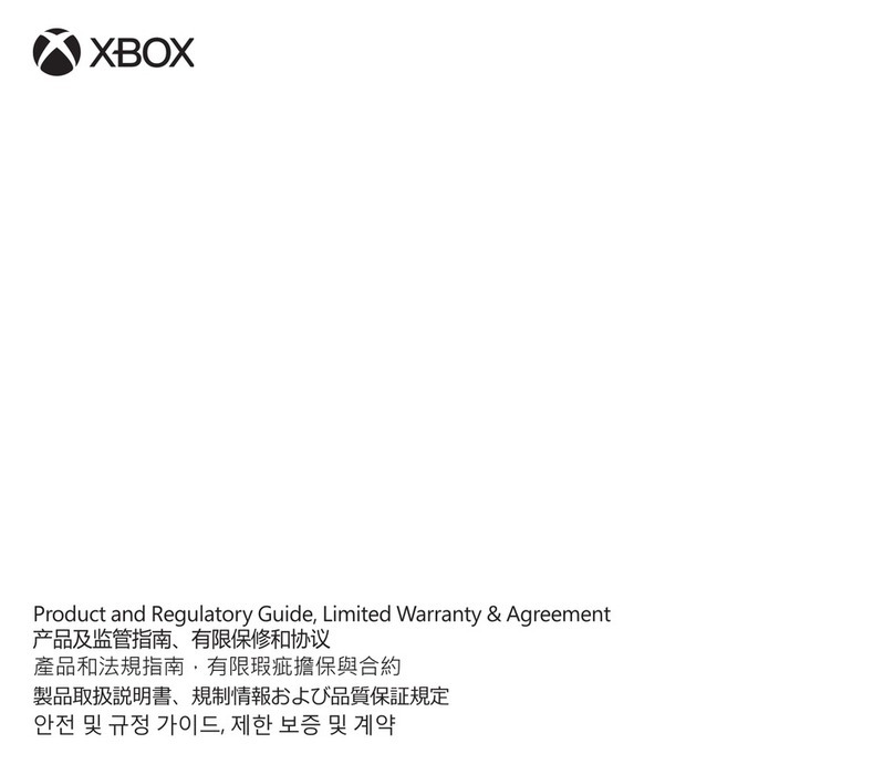 Microsoft XBOX X22-09910-03 MNL Owner's manual