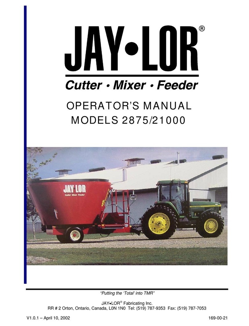 Jay-Lor 2875 Operator's manual