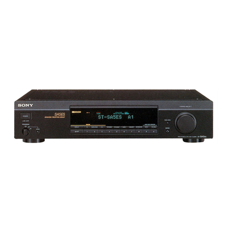 Sony ST-SA5ES User manual
