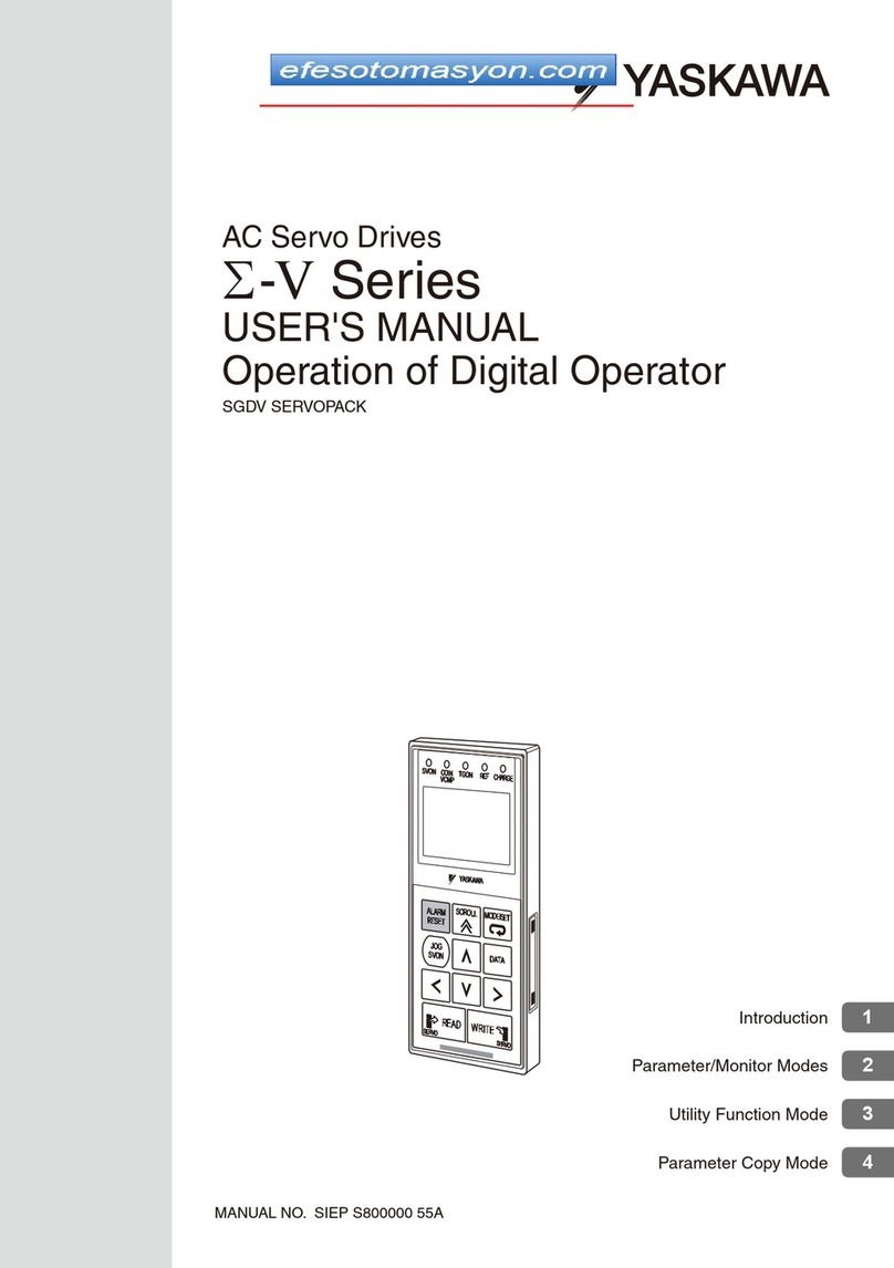 YASKAWA Sigma-V Series user manual