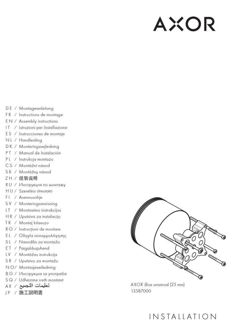 Axor iBox universal 13587000 User manual