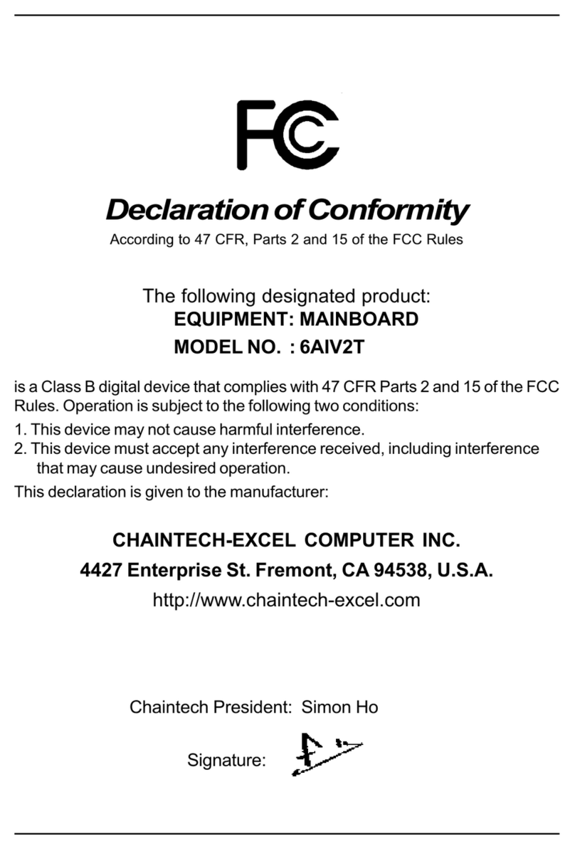 CHAINTECH 6AIV2T User manual