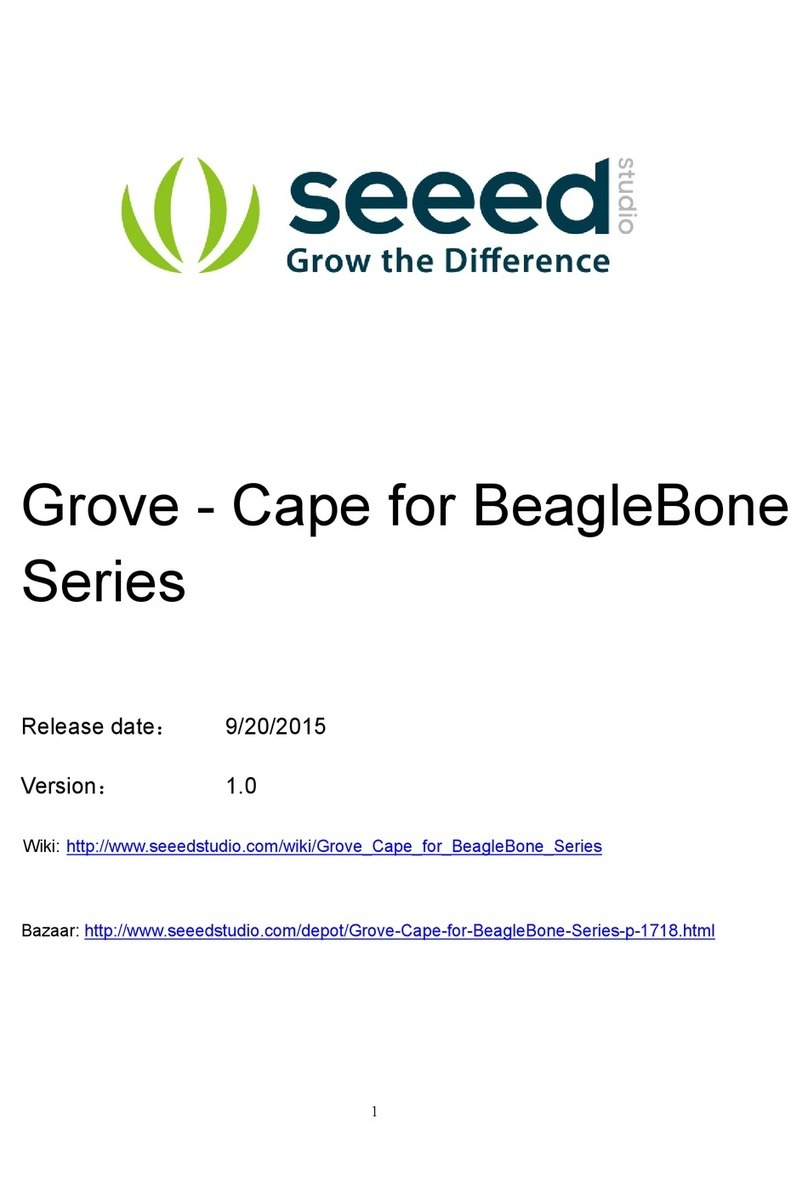 Seeed Grove Cape for BeagleBone Series User manual