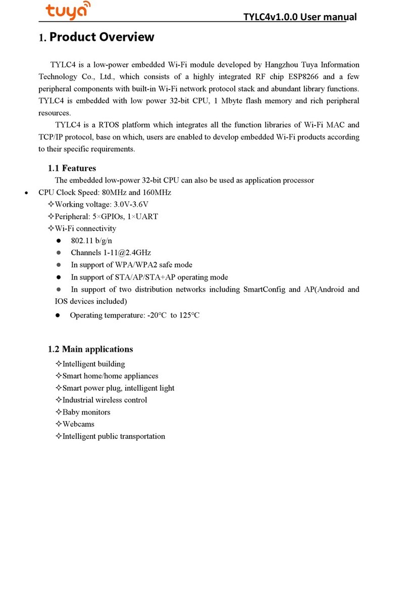 TUYA TYLC4 user manual
