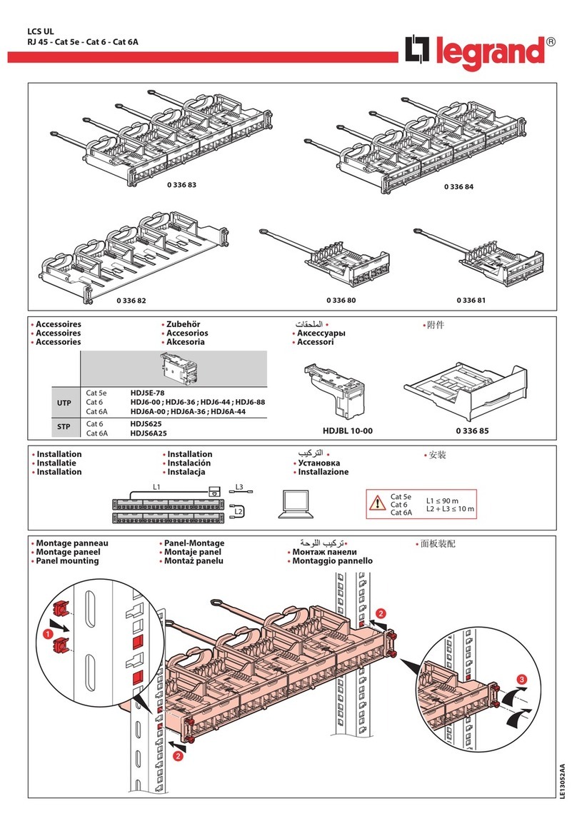 LEGRAND 0 336 83 User manual LEGRAND 0 336 83 User manual