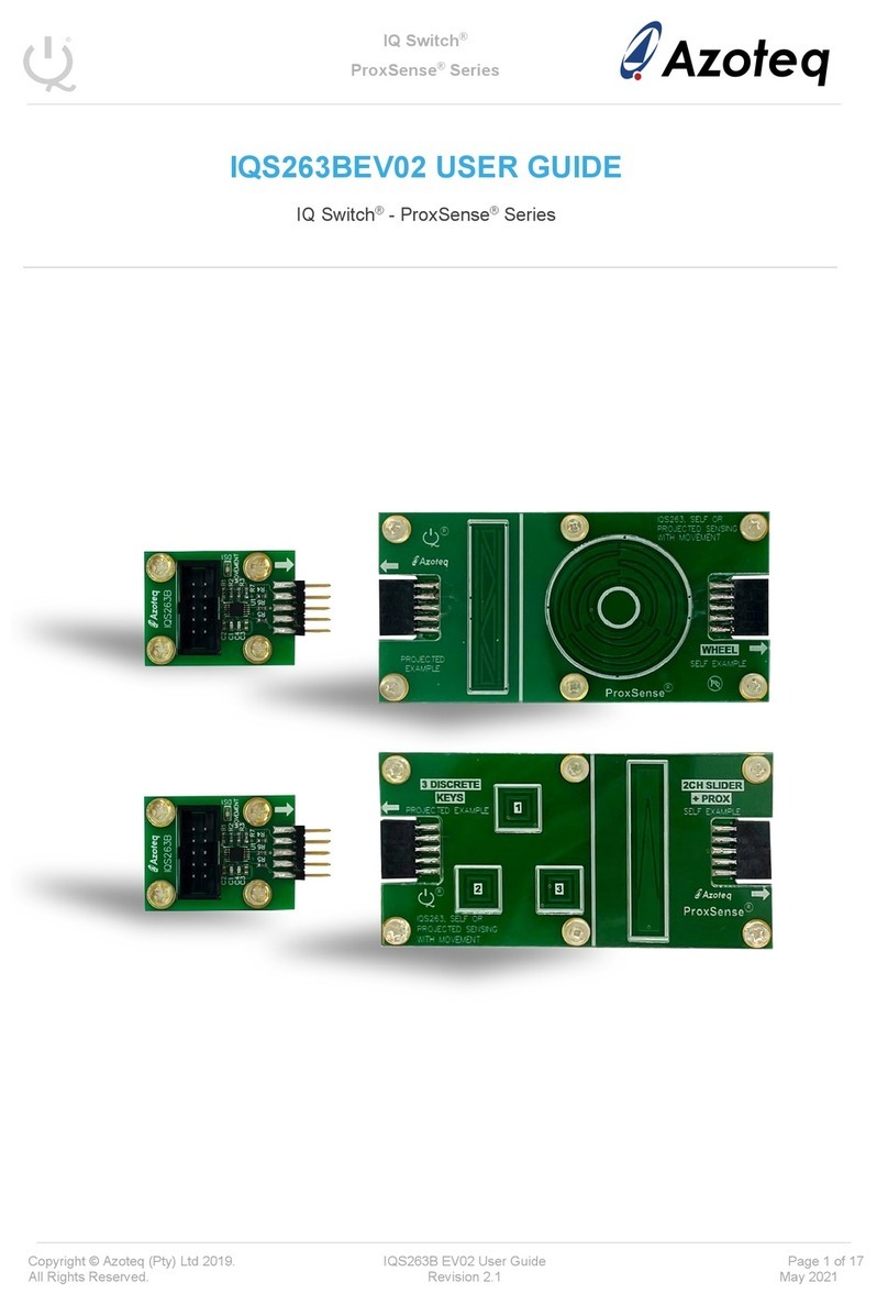 Azoteq IQ Switch - ProxSense Series user guide