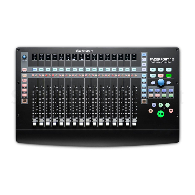 PRESONUS FaderPort 16 owner's manual