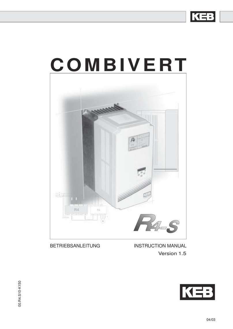 KEBCO COMBIVERT R4-S instruction manual