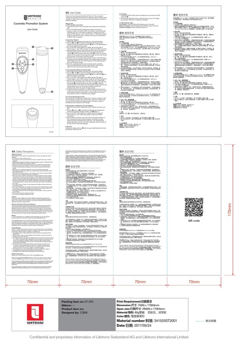 Lifetrons ST-200 user guide