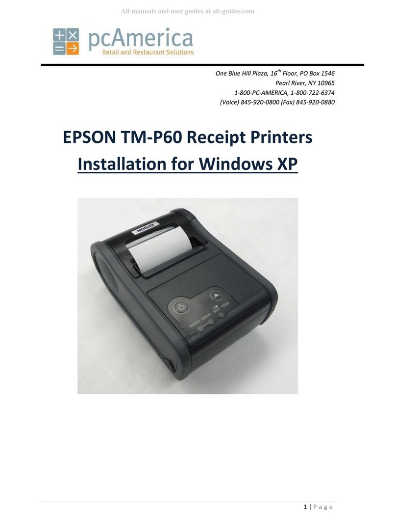 Epson Mobilink TM-P60 User manual