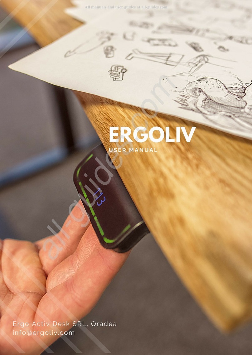 Ergoliv Ergo Activ Desk SRL user manual