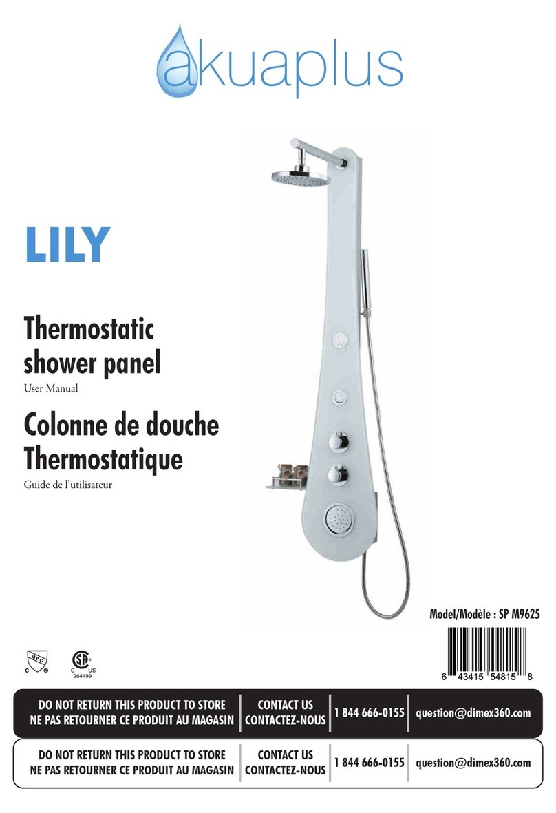Akuaplus LILY SP M9625 user manual
