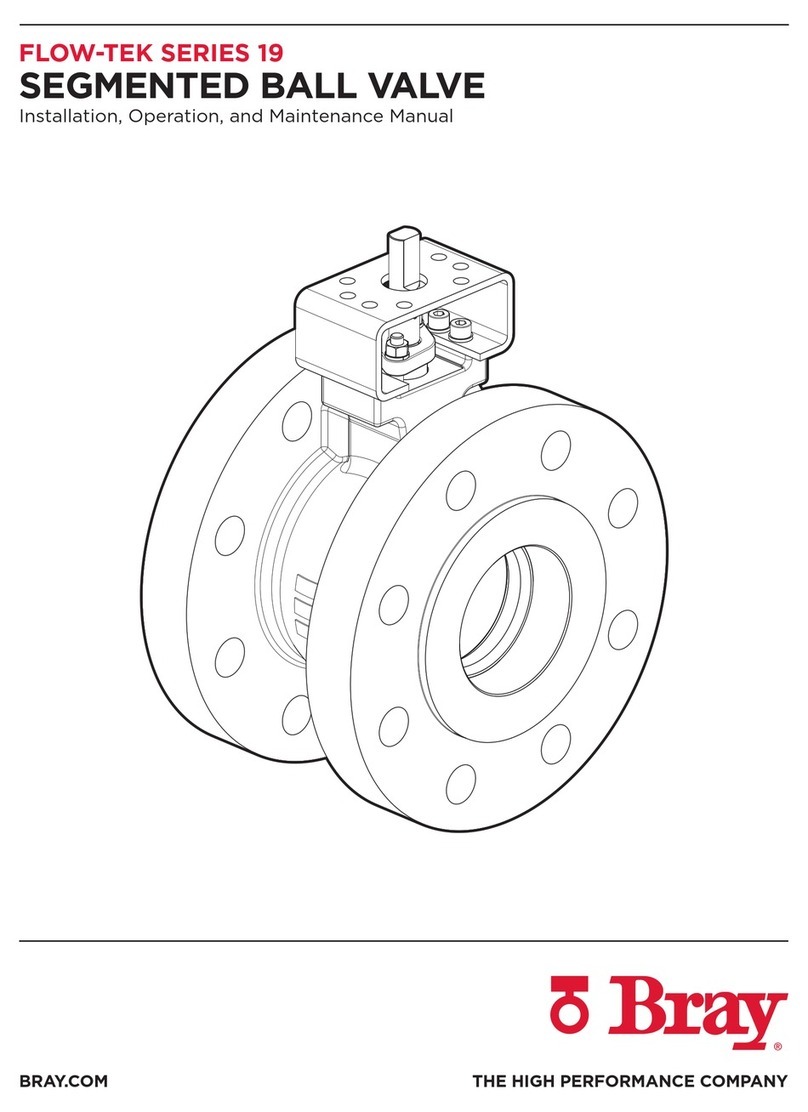 Bray FLOW-TEK 19 Series User manual