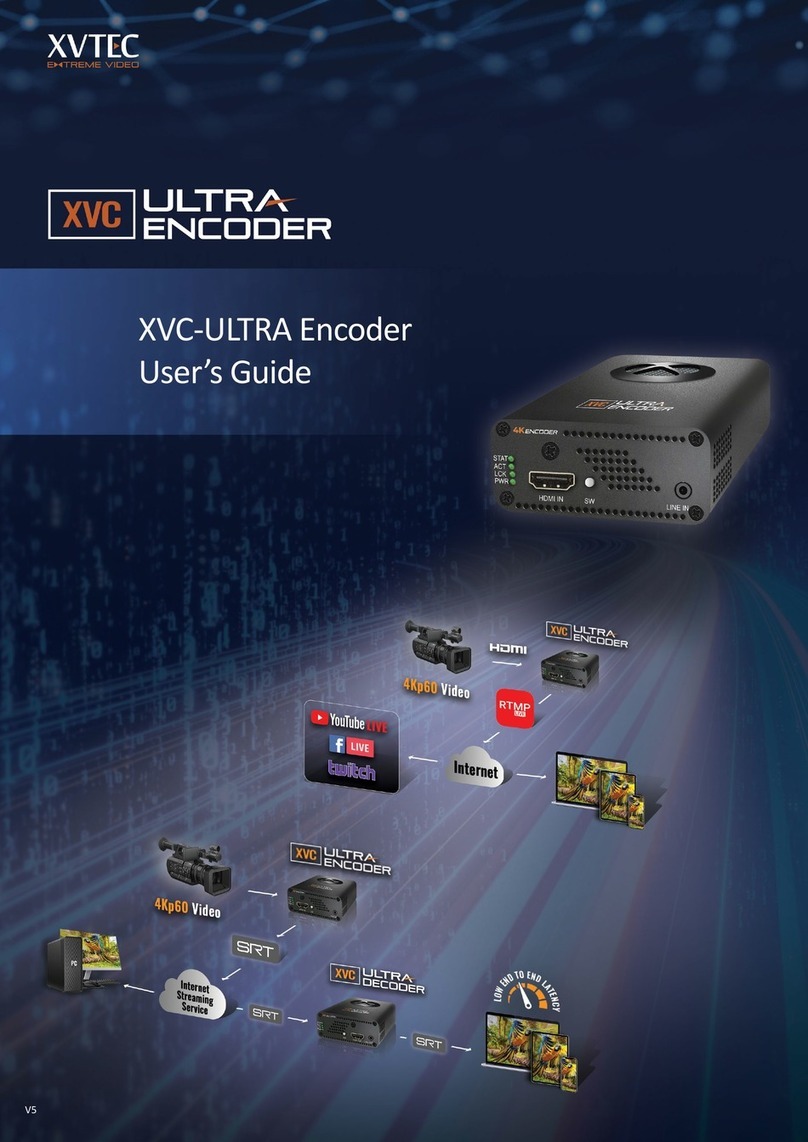 XVTEC XVC-ULTRA User manual