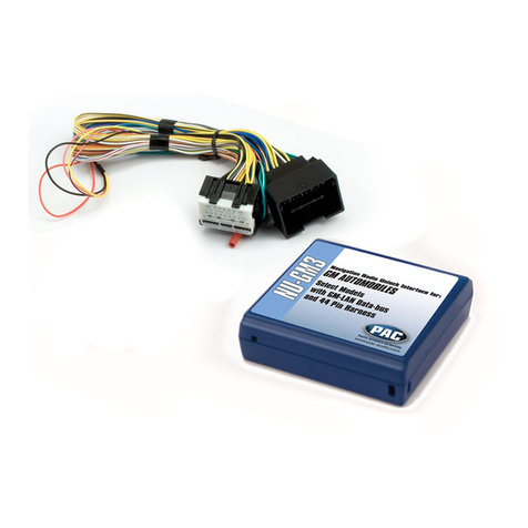 PAC NU-GM3 User manual