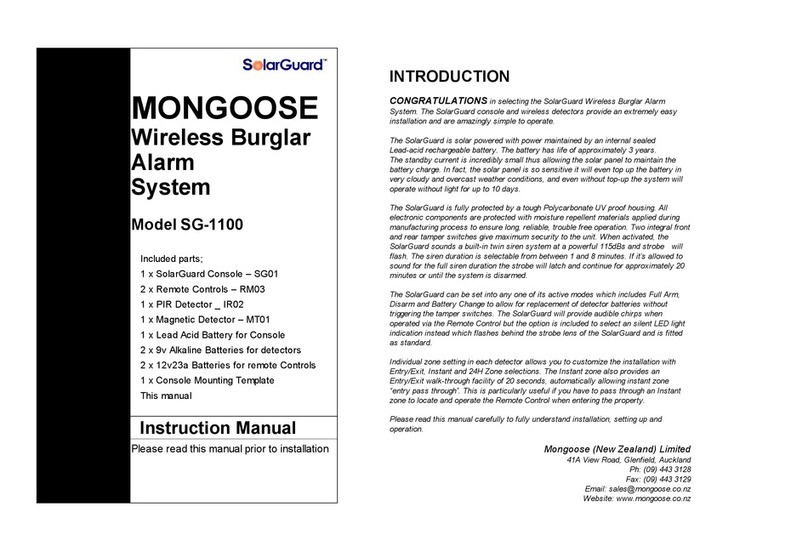 Mongoose SG-1100 instruction manual Mongoose SG-1100 instruction manual