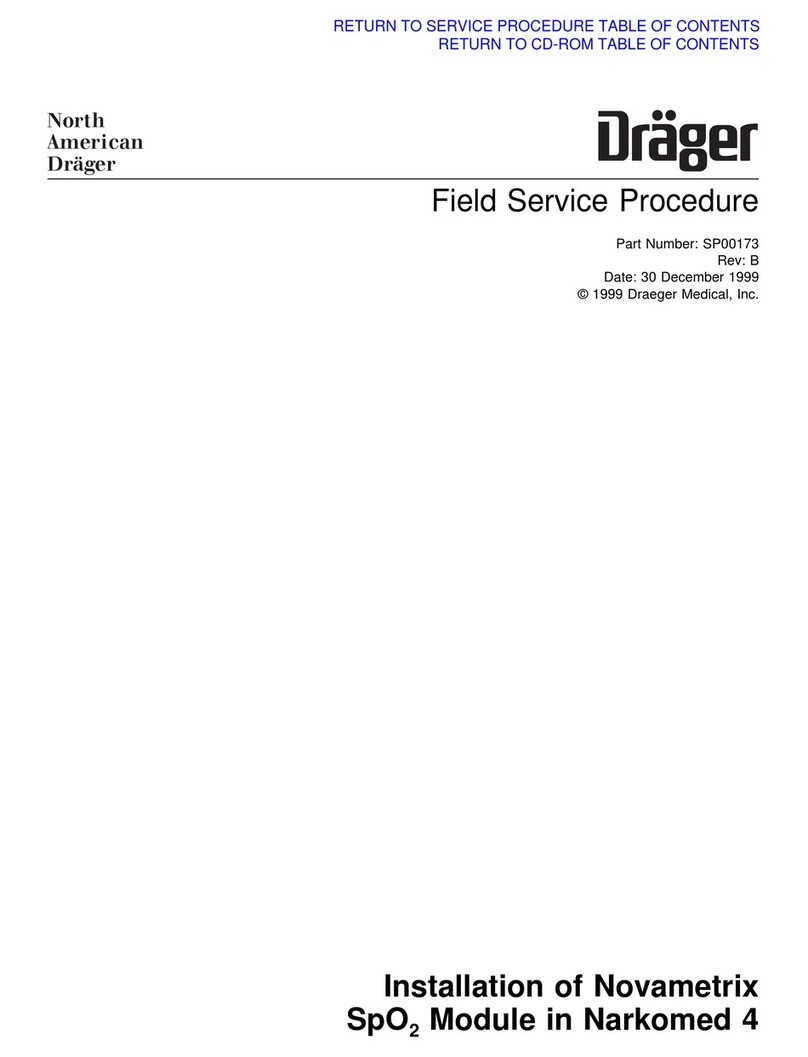 Dräger Novametrix installation instructions Dräger Novametrix installation instructions