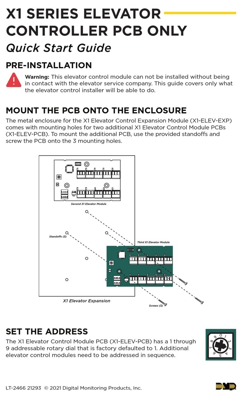 Digital Monitoring Products X1 Series quick start guide Digital Monitoring Products X1 Series quick start guide