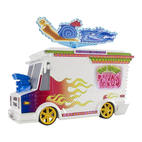Mattel DREAMWORKS TURBO RACING TEAM instructions