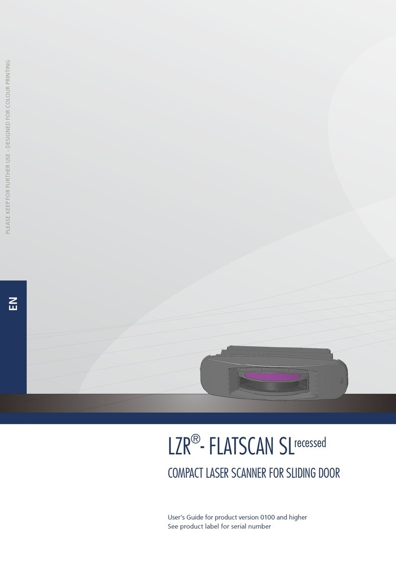 BEA LZR-FLATSCAN SL manual