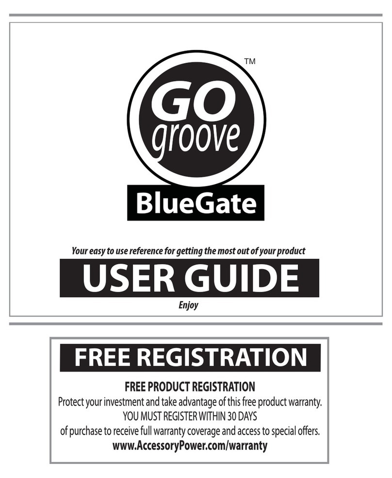 Go groove AirBAND user guide