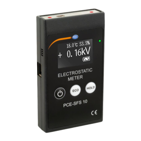 PCE Instruments PCE-SFS 10 User manual