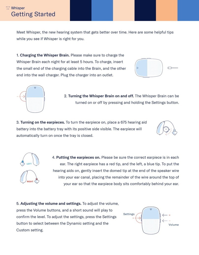 Whisper MKT-0103C User manual