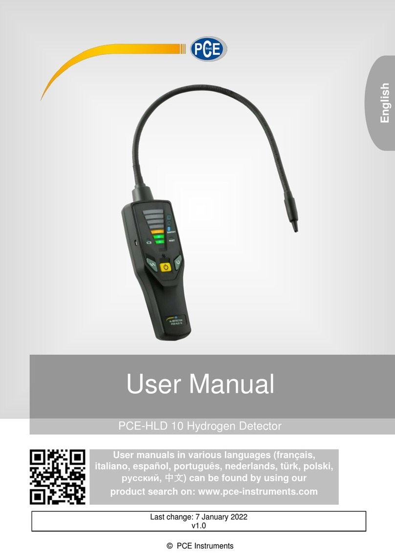 PCE Instruments PCE-HLD 10 User manual