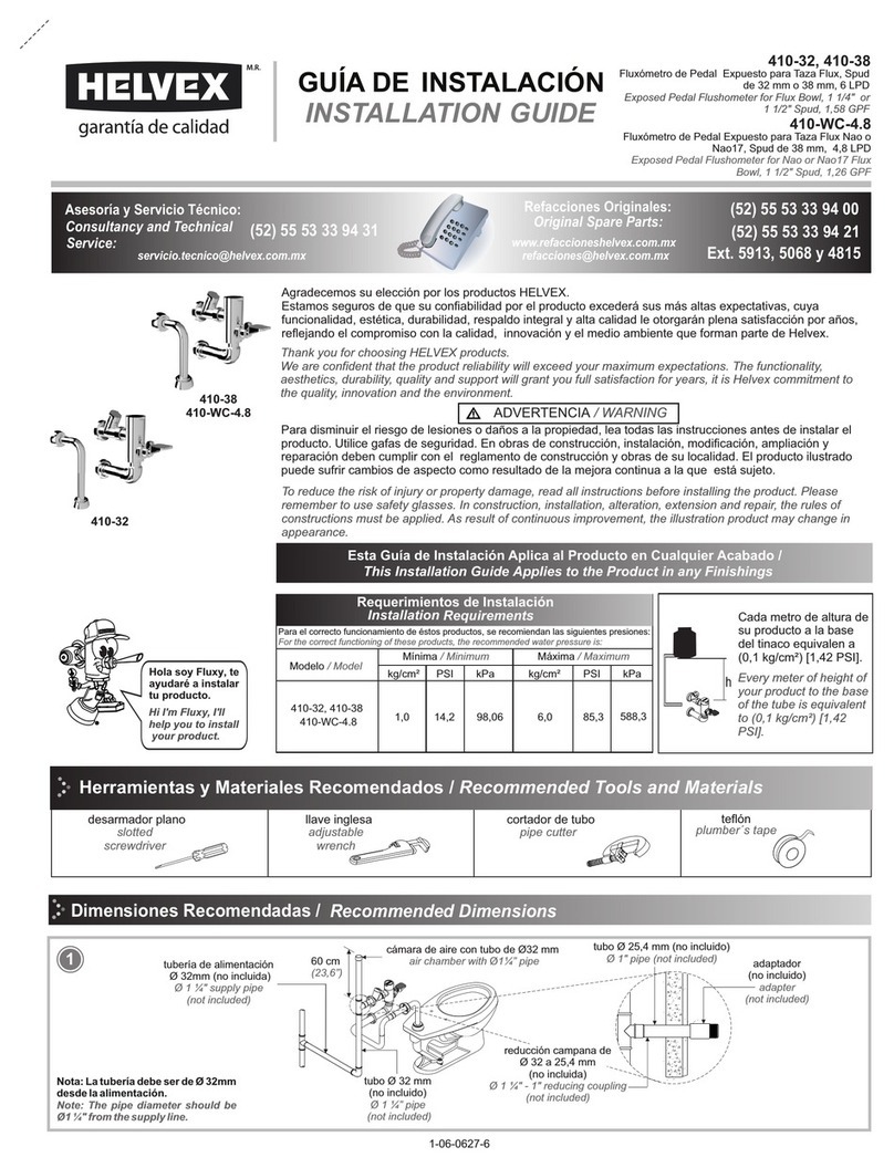Helvex 410-32 User manual