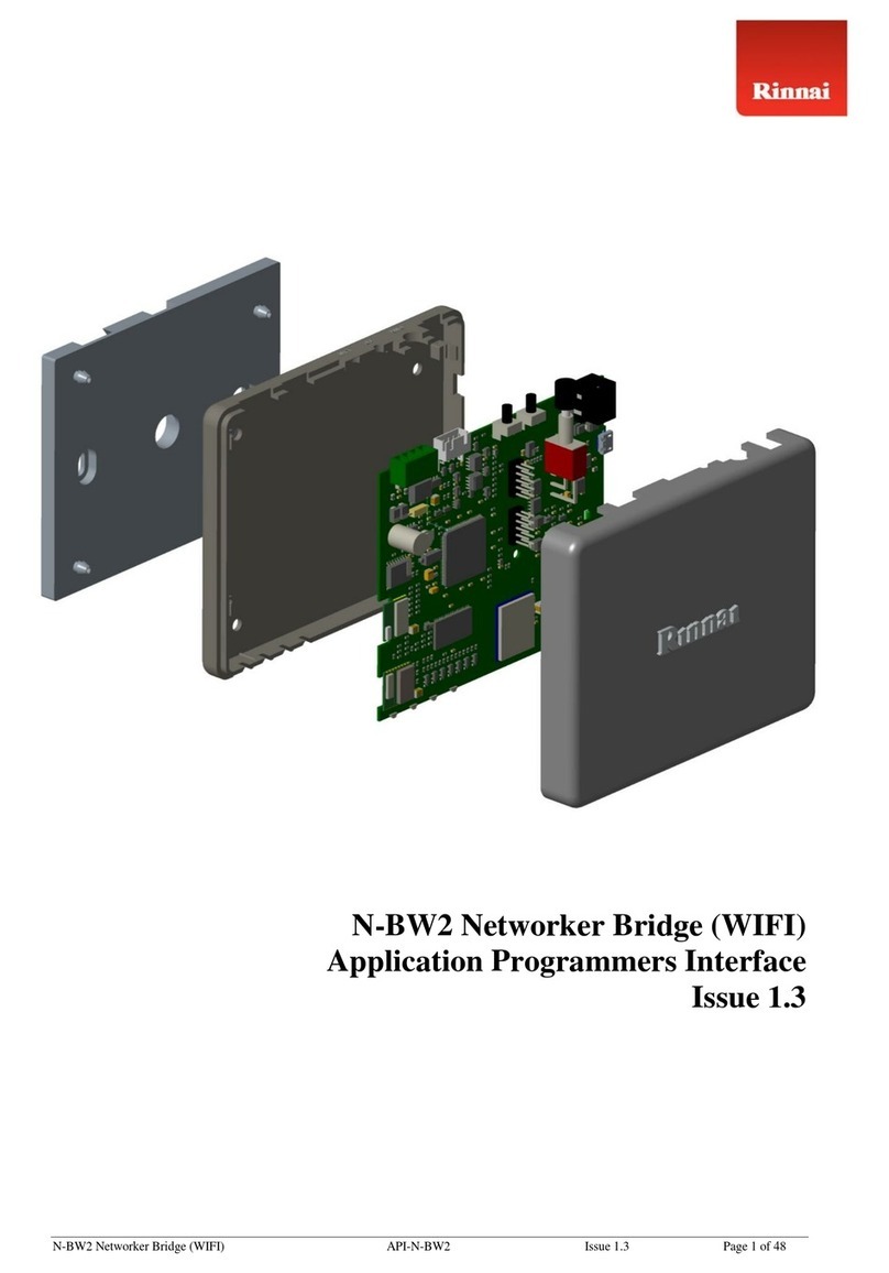 Rinnai N-BW2 manual