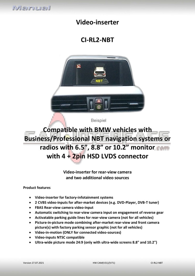 Car-Interface CI-RL2-NBT User manual