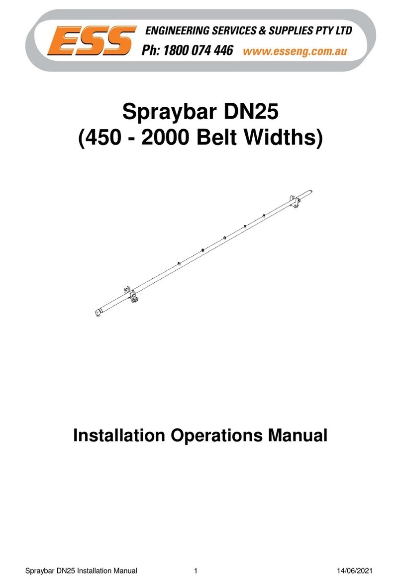 ESS Spraybar DN25 User manual