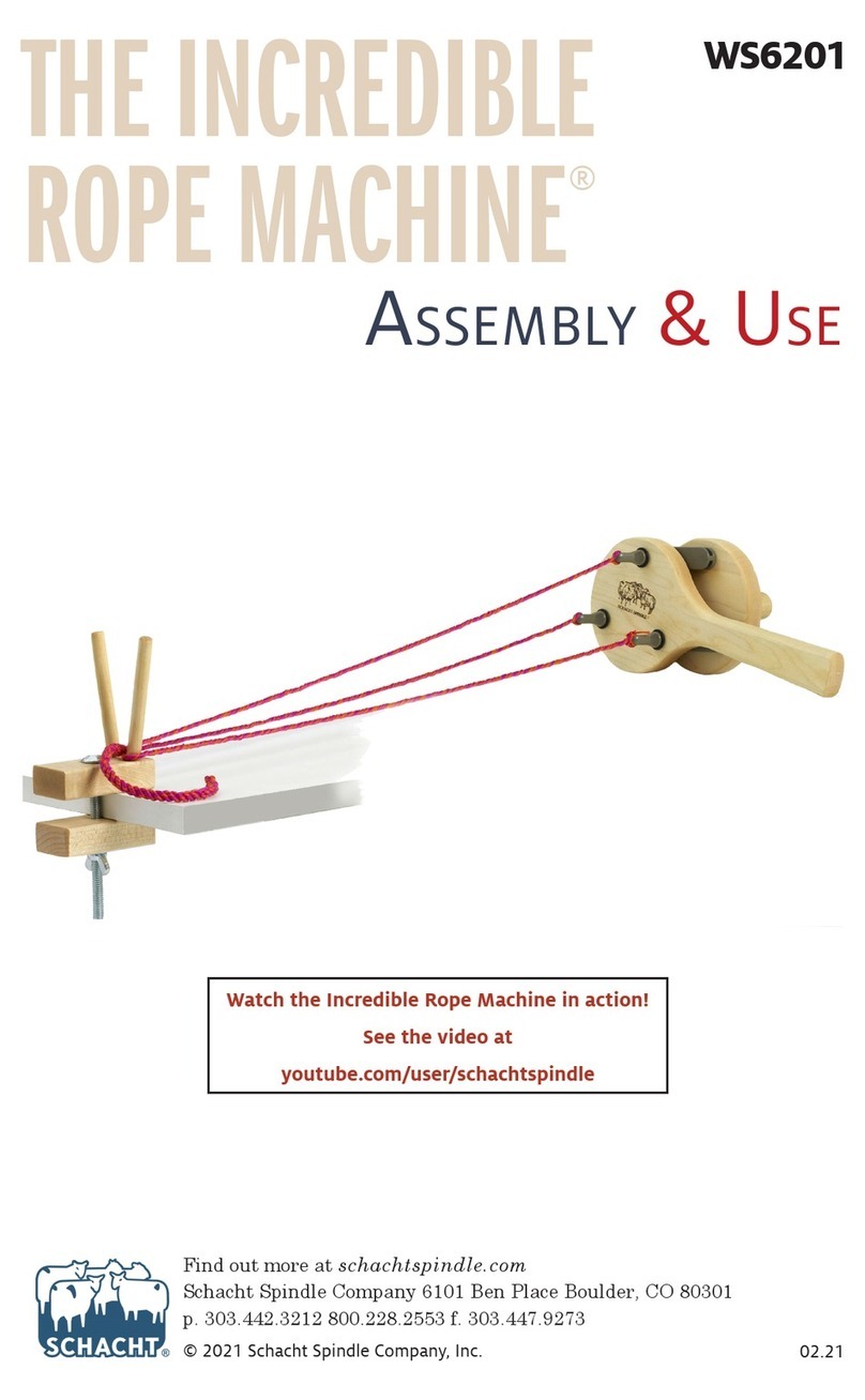 Schacht Incredible Rope Machine ASSEMBLY & USE