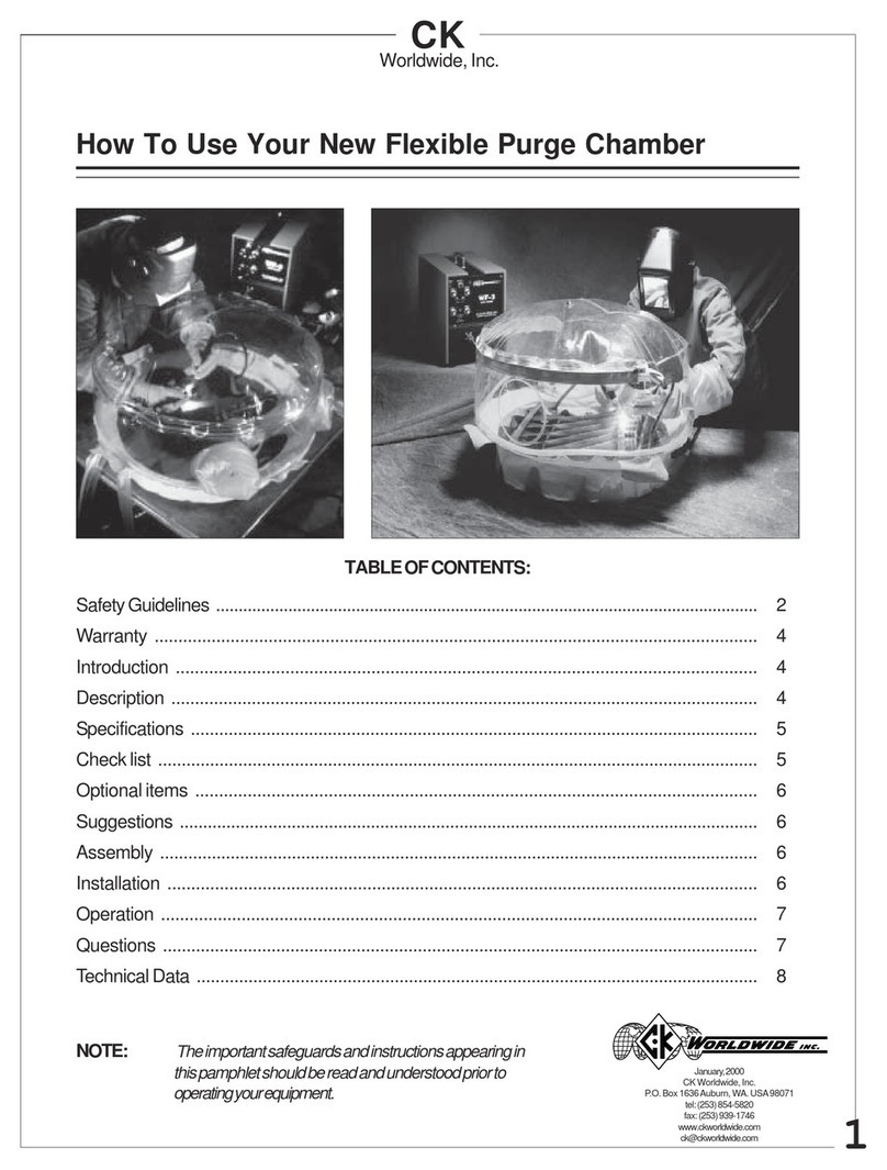 CK WORLDWIDE PC2000-24-220V quick start guide
