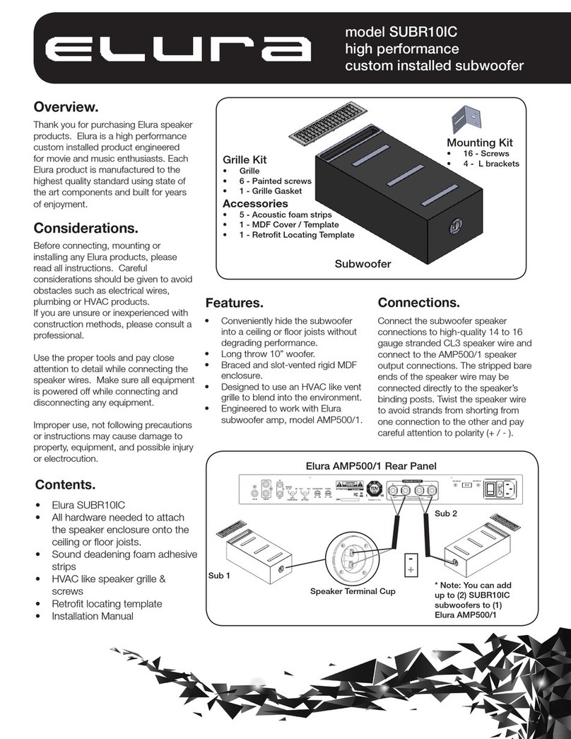 Elura SUBR10IC instructions
